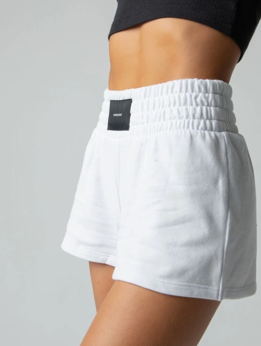 Talentless White Boxing Shorts - Size Small S